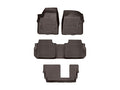 WeatherTech Cocoa Front Rear and Rear Floorliners Fits -20-23 XT6 4715741-471080-2-4