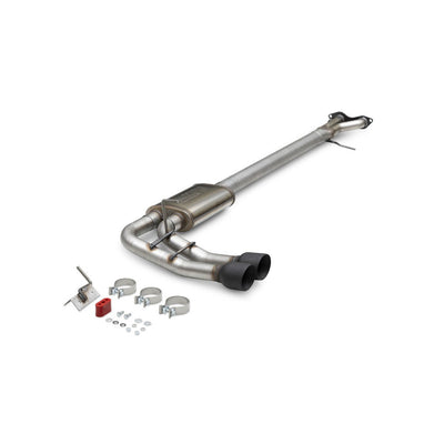 9699 C2500 5.7L FLOWFX CATBACK EXHAUST 4IN TIP 3IN X 2.5IN OUT DUAL CENTER 409SS