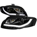 PROJECTOR HEADLIGHT BLACK R8 STYLE
