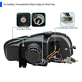 PROJECTOR HEADLIGHT BLACK R8 STYLE