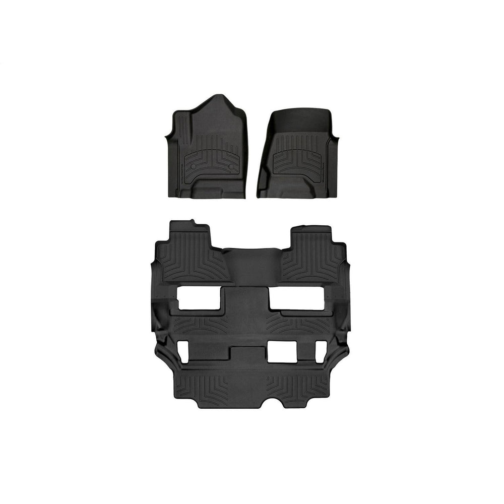 WeatherTech Black Front Rear FloorLiner HP Fits -20-20 Chevrolet GMC 44607-1-6IM