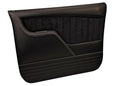6772 CHEVY/GMC C10 BROTHERS TRUCKS CUSTOM SPORT DOOR PANELS BLACK W/ WHITE STI