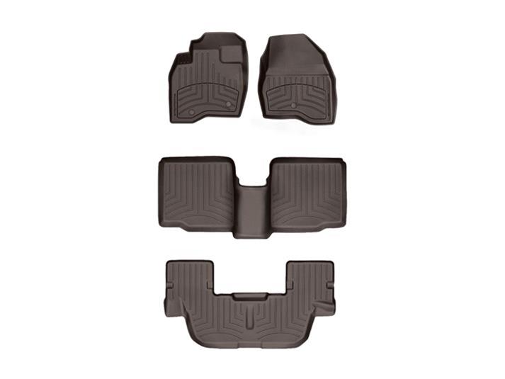 WeatherTech Cocoa Front Rear Rear FloorLiner HP Fits -20-23 Traverse 471228-1-3-4IM