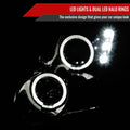 PROJECTOR HEADLIGHT GLOSS BLACK HOU
