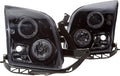 PROJECTOR HEADLIGHT GLOSS BLACK HOU