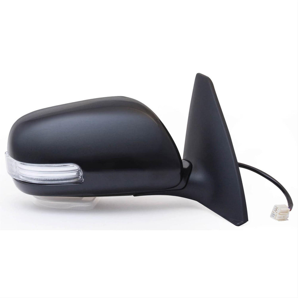 1112 SCION TC RH POWER FOLDAWAY OE MIRROR BLACK PTM COVER W/TURN SIGNAL