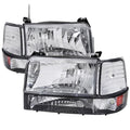 HEADLIGHTS- CHROME WITH BUMPER LIGH