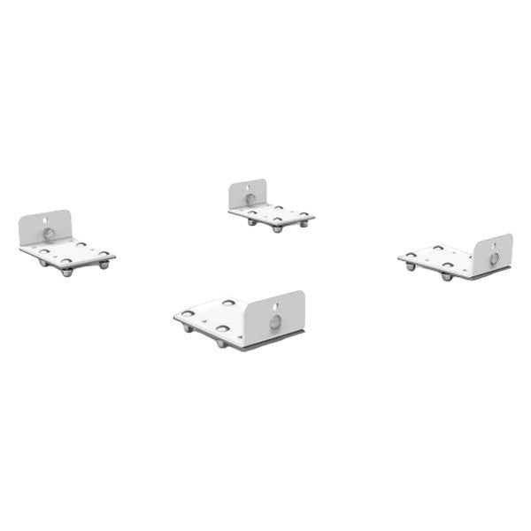 DROP DOWN HD ALUMINUM LADDER RACK KIT SINGLE 5.5 FT MOST COMMERCIAL CAPS