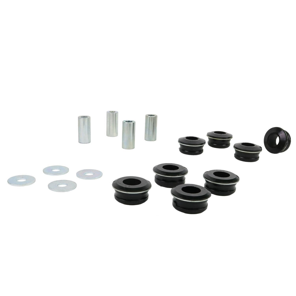 Control arm - upper bushing 8 Bushings 4 Tubes 4 Washers Install Guide Grease