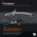 9211 CROWN VICTORIA/GRAND MARQUIS/0304 MARAUDER POWER WINDOW REGULATOR AND MOTOR ASSEMBLY