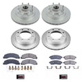 Power Stop 00-02 Ford Excursion Front & Rear Z17 Coated Brake Kit