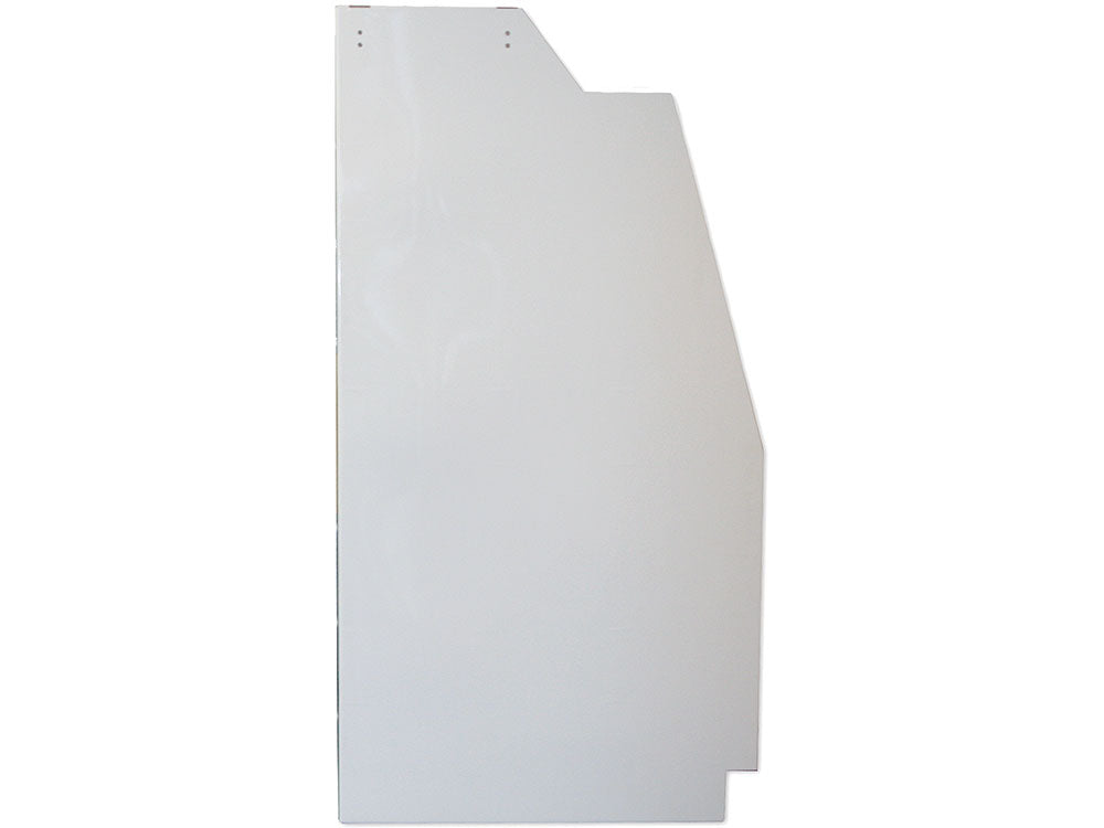 PARTITION VAN DRIVERSIDE STEEL WHT