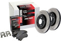 StopTech 14-15 Toyota Highlander / 10-15 Lexus RX350 Front Rear Slotted Rotor and Brake Pad Kit