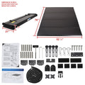 6 FOOT BED HARD QUAD FOLD TONNEAU COVER