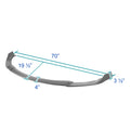 TURBO MODELS ONLY FRONT BUMPER LIP - MATTE BLACK