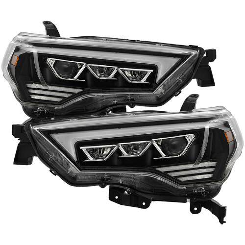 1423 4RUNNER LIGHT BAR PROJECTOR HEADLIGHTS BLACK