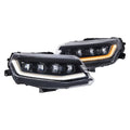 ~(40 lbs. 32X29X17)~ XB LED Heads: Chevrolet Camaro (16-18) (Set / Black)