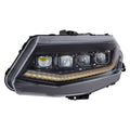 ~(40 lbs. 32X29X17)~ XB LED Heads: Chevrolet Camaro (16-18) (Set / Black)