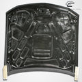 2005-2009 Ford Mustang Carbon Creations Spyder3 Hood - 1 Piece