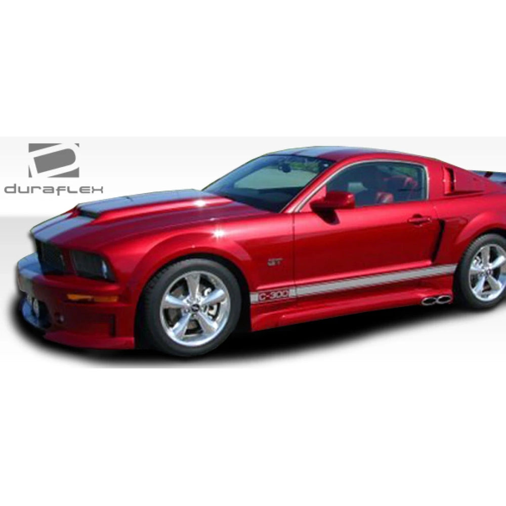 2005-2009 Ford Mustang Duraflex CVX Side Scoop - 2 Piece