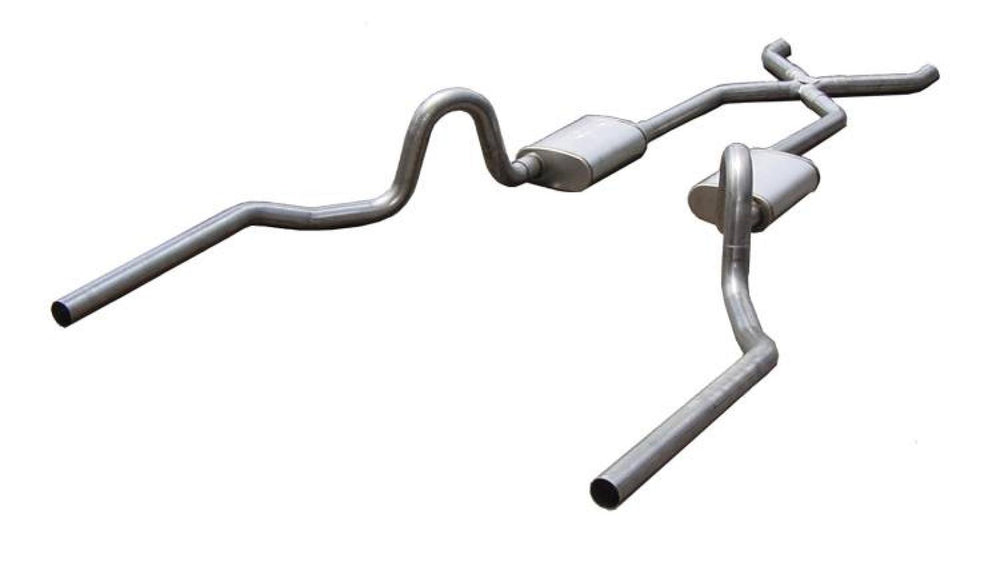 ~(60 lbs. 62X17X13)~ 64-77 3IN w/X NO MUFFLERS