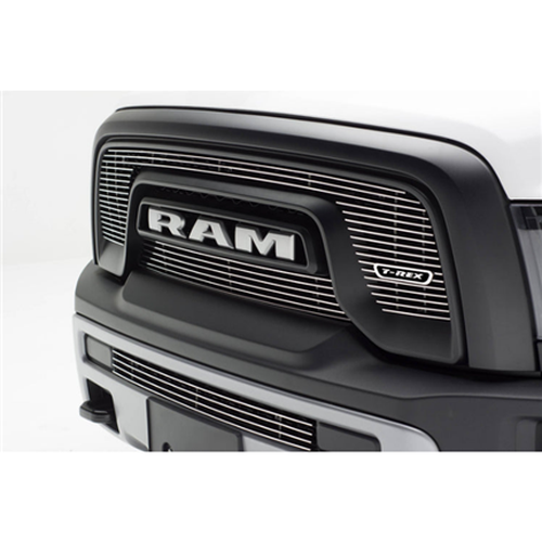 Laser Billet Grille Polished Aluminum 2 Pc Overlay