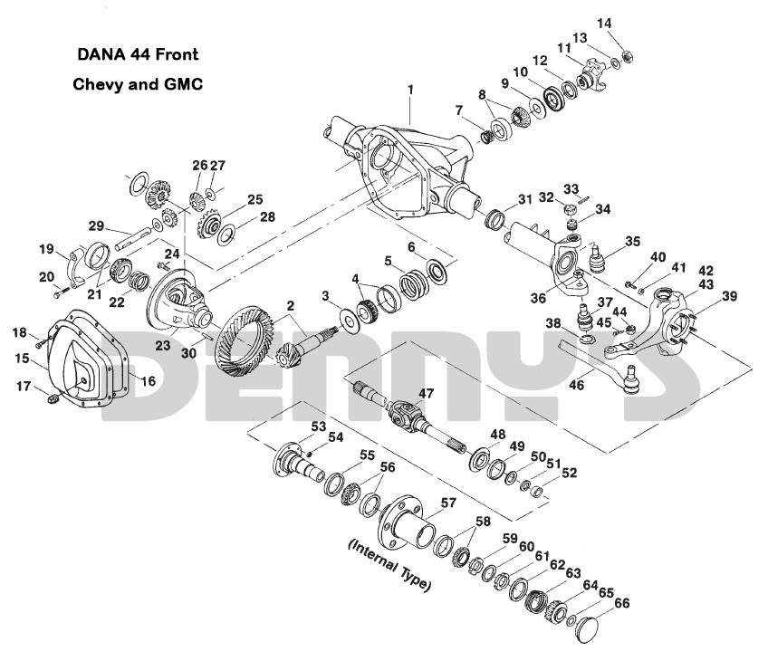AXLE SPINDLE SEAL INNER DANA 30