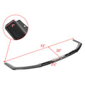HATCHBACK FRONT BUMPER LIP GLOSSY BLACK