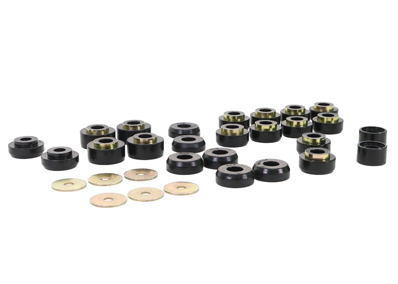 Body mount - bushing 14 Shell Bushings 10 Bushings 6 Washers Grease Install Guide