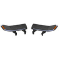 ~(9 lbs. 21X10X5)~ 9.5 x 4.25in 2018+ Jeep JL Retro-Fit Slim DRL with Sequential Switchback Turn Signal and Side Marker Light