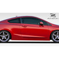 2012-2015 Honda Civic 2DR Duraflex Bisimoto Edition Side Skirts Rocker Panels - 2 Piece