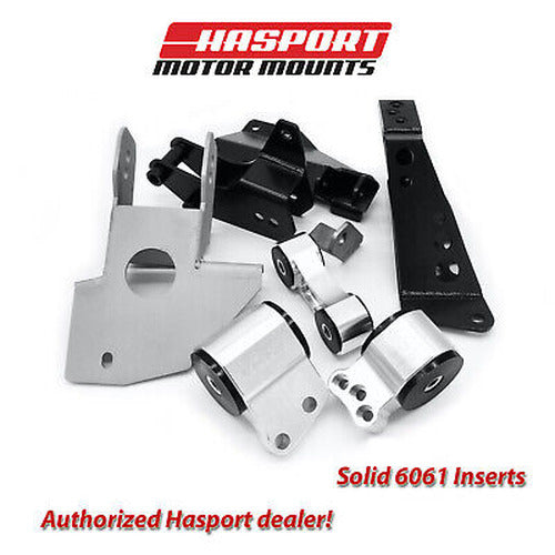 K-Series Swap Mount Kit for 88-91 Civic/CRX w/Hydro Transmission (Clutch Conversion Sold Separately) Solid 6061 Inserts ( REPLACED EFK1 )