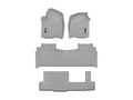 WeatherTech Grey Front Rear and Rear Floorliners Fits -23-26 Cadillac Chevrolet GMC 461632-1-2-4
