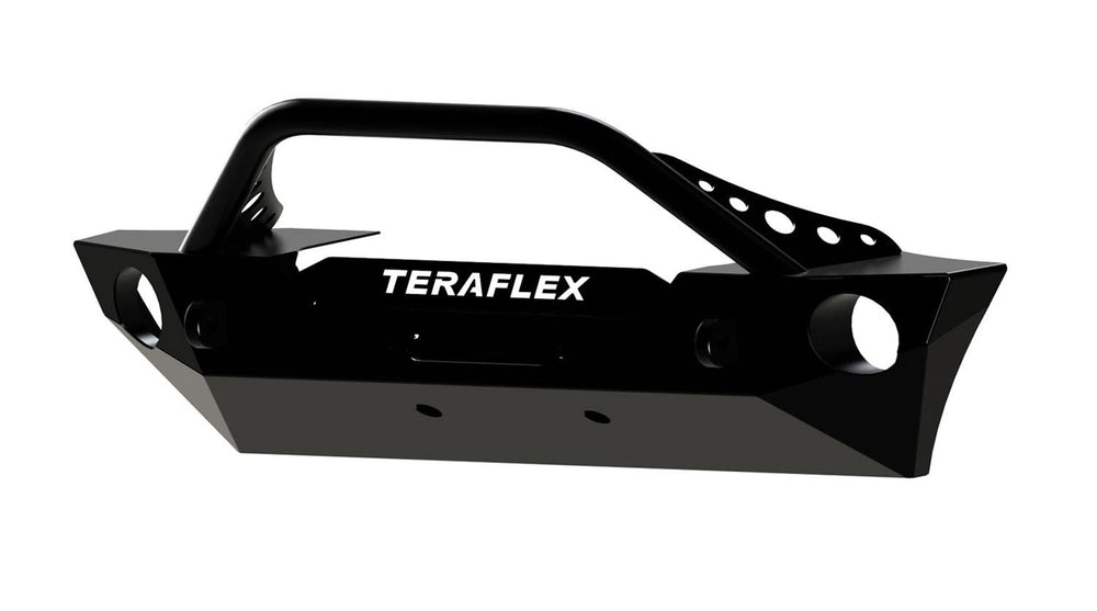 ~(110 lbs. 56X20X16)~ JK Front Epic Bumper w/Hoop Kit - Offset Drum Winch