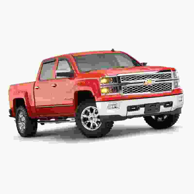 ~(21 lbs. 48X32X16)~ Chevrolet Pocket Style Fender Flare - Set of 4 - Tungsten Metallic
