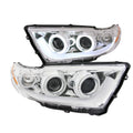 1113 HIGHLANDER PROJECTOR CHROME HALO (CCFL) HEADLIGHTS