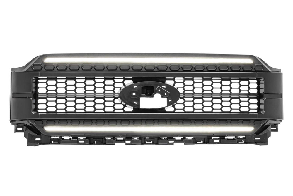 XBG LED Grille: Ford F150 (2021 ) (Chrome Finish / White DRL)