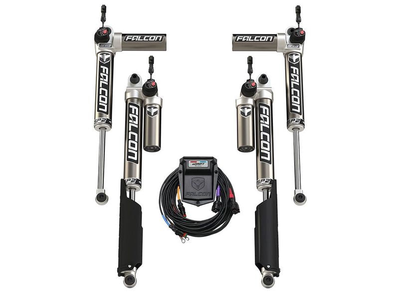 JL 4DR ECODIESEL: FALCON SP2 3.5 ADAPT PIGGYBACK SHOCK KIT (01.5IN LIFT)