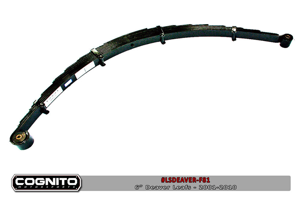 ~(97 lbs. 63X17X2)~ Deaver 6 Inch Leaf Spring Pack F81 For 01-10 Silverado Sierra 1500HD-3500HD