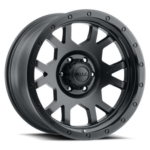 17X9 6-135 +18MM SATIN BLACK WITH S