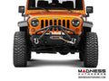 ~(106 lbs. 46X44X12)~ XHD Bumper Kit Front Striker Stubby 07-18 Jeep Wrangler JK