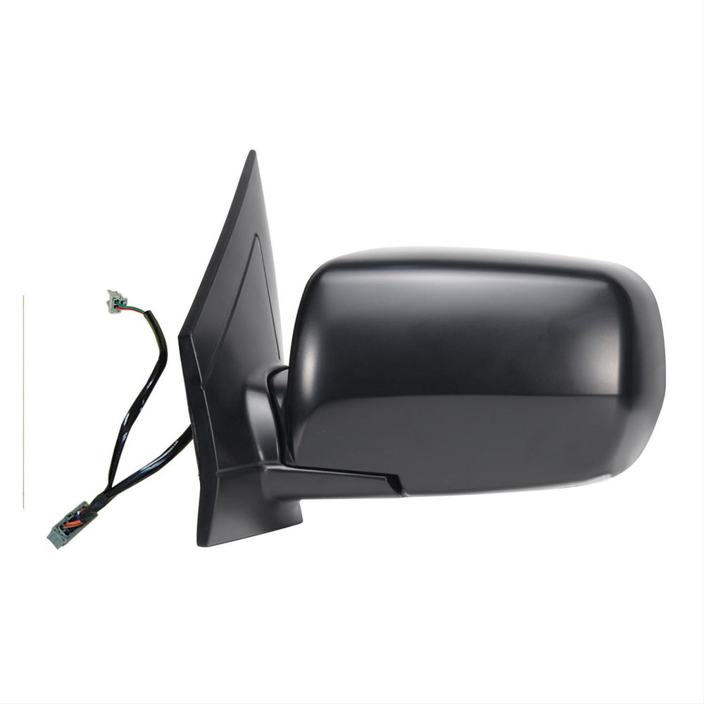 0206 ACURA MDX LH HEATED POWER FOLDAWAY OE MIRROR BLACK PTM W/ MEMORY & TOURING PKG BLUE LENS