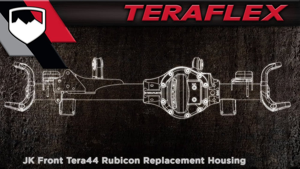 ~(265 lbs. 60X23X20)~ JK/JKU: 0-3 IN Lift Tera44 Rubicon HD Front Axle w/ 4.56 R and P and OEM Locker