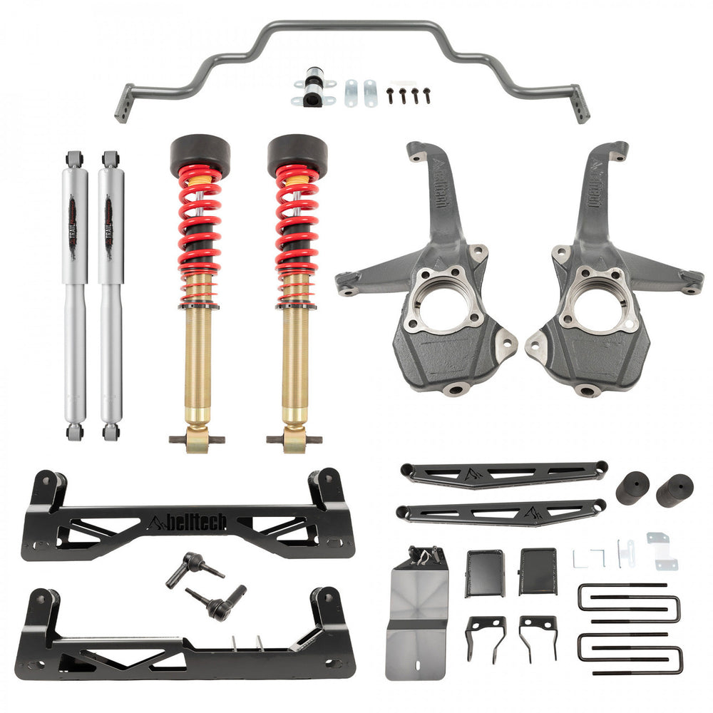 68IN LIFT KIT FRONT/REAR TRAIL PERFORMANCE COILOVERS/SHOCKS