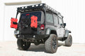 ~(10 lbs. 19X6X4)~ Destroyer RotoPax 2 or 3 gallon Single Side Mount Bare Steel 2007-2017 Jeep JK Wrangler