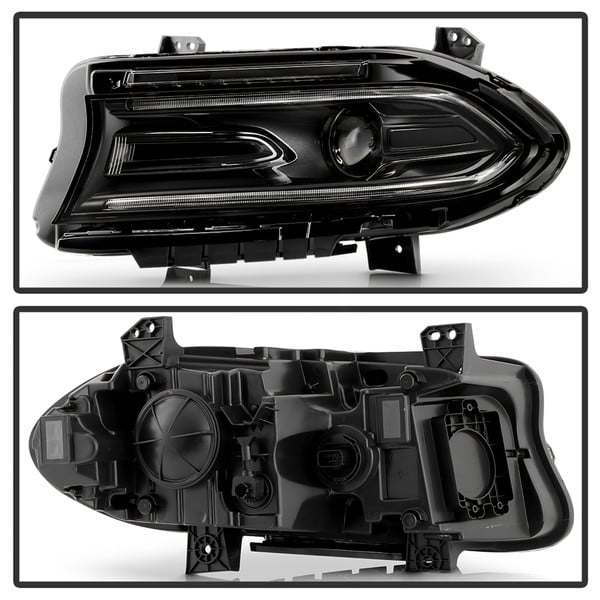 2223 CHARGER (NO SIDE LOGO) W/LED SIGNAL DRL SWITCHBACK HALOGEN HEADLIGHT OE