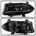 2223 CHARGER (NO SIDE LOGO) W/LED SIGNAL DRL SWITCHBACK HALOGEN HEADLIGHT OE