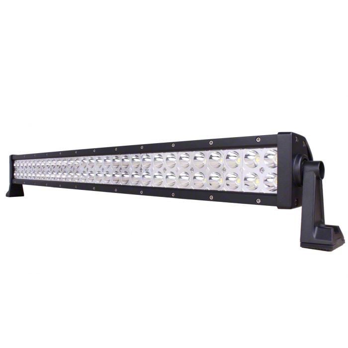 ~(11 lbs. 46X6X5)~ 32 Inch LED Light Bar Dual Row 180 Watt Combo White/Amber Magma Series Quake LED
