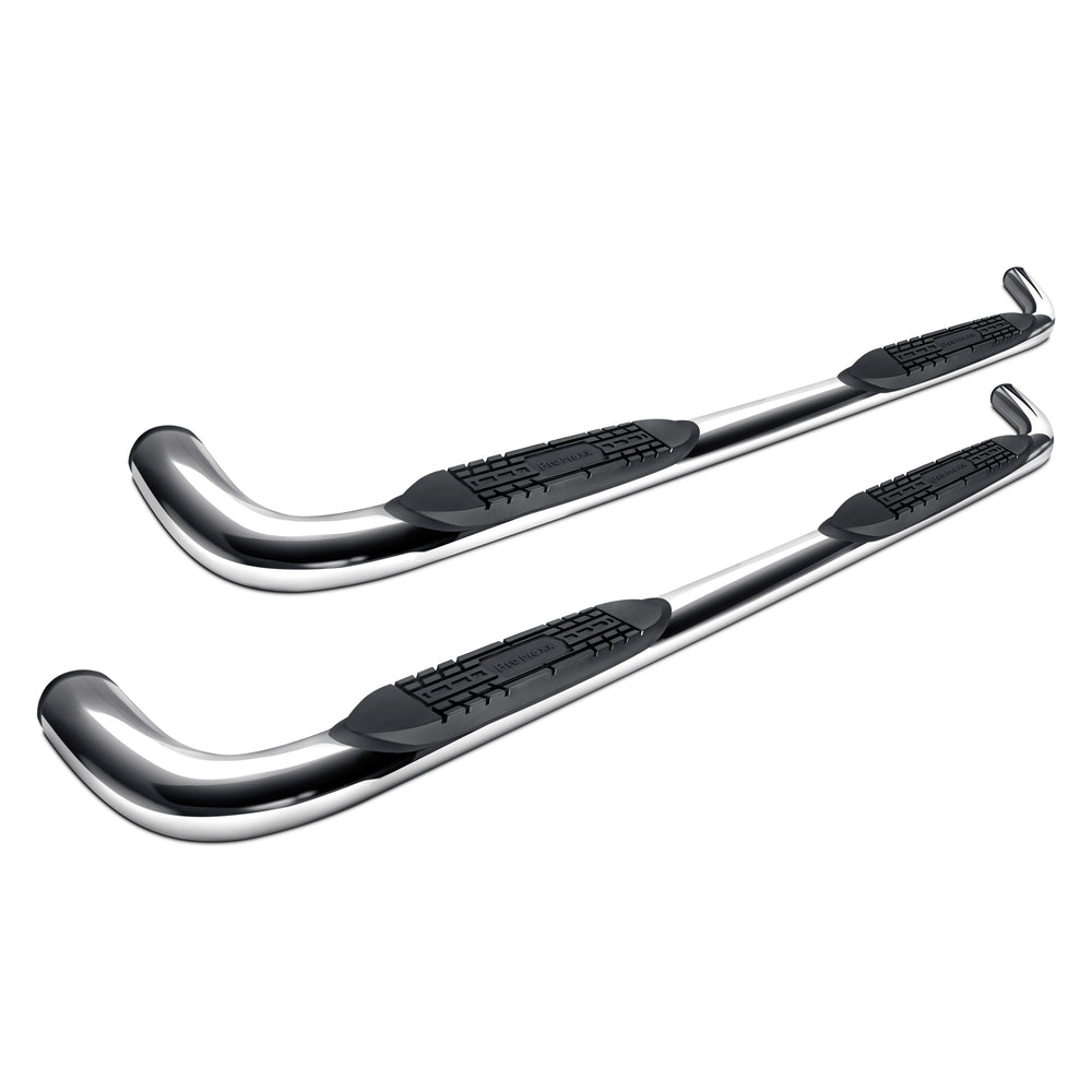 0208 RAM 1500/0309 RAM 2500/3500 QUAD CAB CAB LENGTH POLISHED STAINLESS STEEL NERF BARS