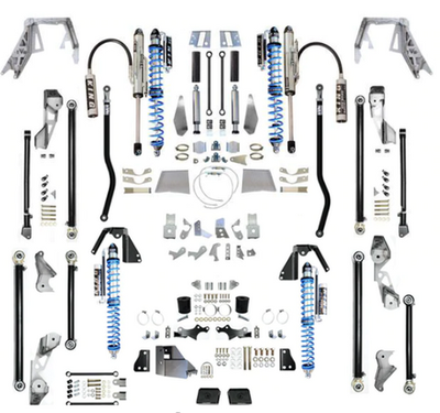 18C WRANGLER UNLIMITED FRONT DOUBLE THROWDOWN HC LONG ARM PRO PLUS W/ ADJUST BLACK 4 DOOR GAS